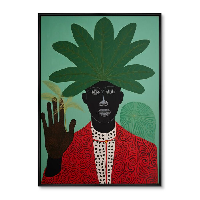 Репродукция картины The Tribe man, No 1, 2024г.