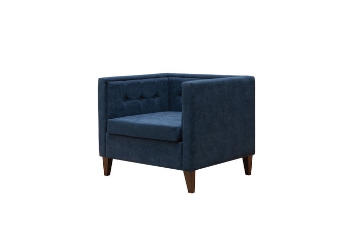 Кресло Эгоист синего цвета - купить Интерьерные кресла по цене 14960.0