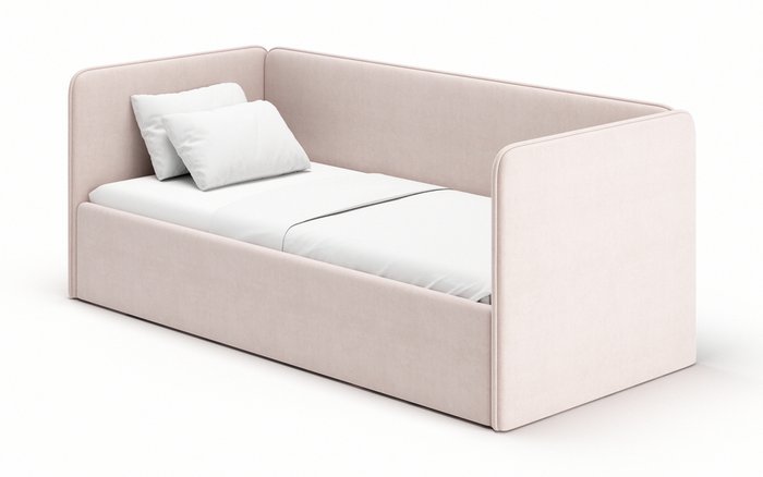Кровать-диван Leonardo 70х160 розового цвета с двумя ящиками