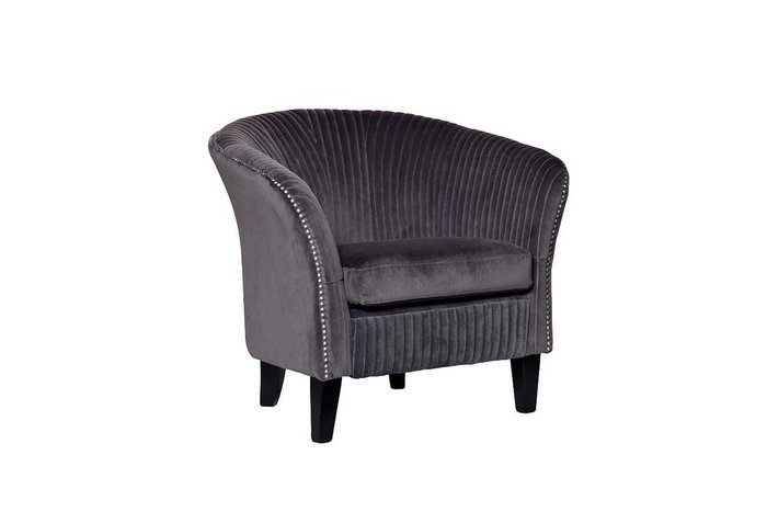 Кресло серый велюр - купить Интерьерные кресла по цене 49600.0