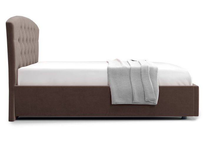 Кровать Premo 120х200 темно-коричневого цвета с подъемным механизмом - лучшие Кровати для спальни в INMYROOM