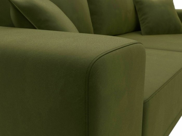 Прямой диван Льюес зеленого цвета - лучшие Прямые диваны в INMYROOM