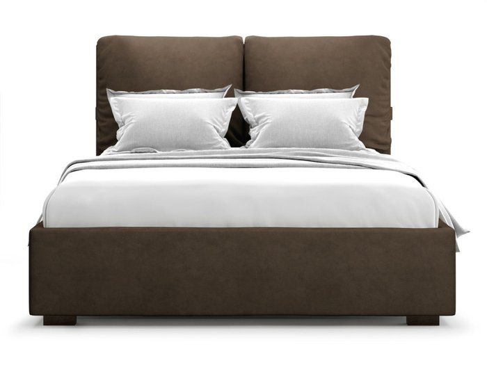 Кровать Trazimeno 140х200 коричневого цвета с подъемным механизмом - купить Кровати для спальни по цене 37000.0