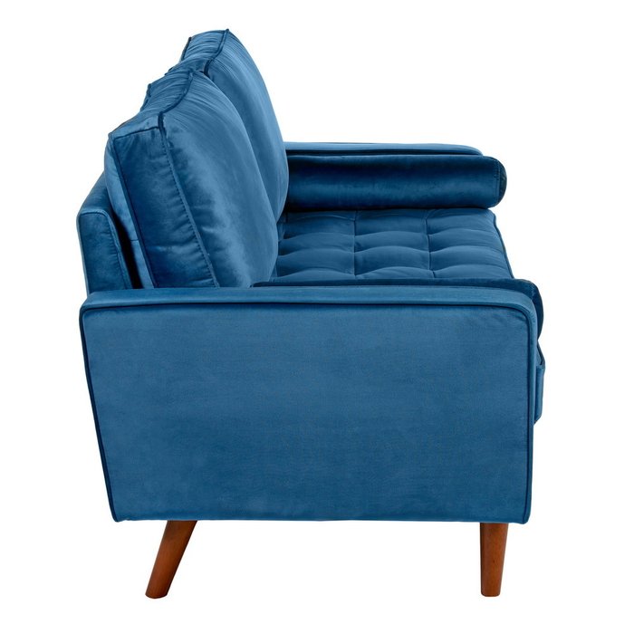 Диван Scott двухместный синего цвета - лучшие Прямые диваны в INMYROOM