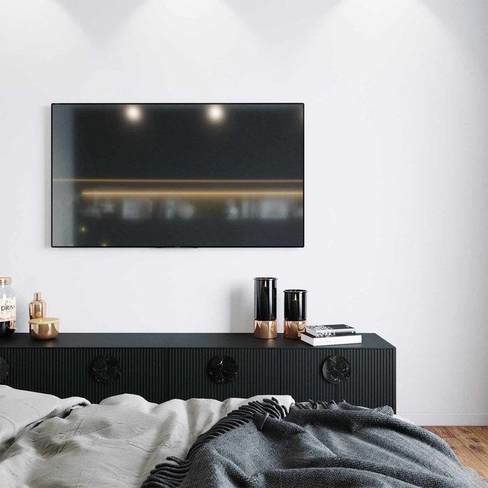 Тумба ТВ Alto серого цвета - купить Тумбы для ТВ по цене 204120.0