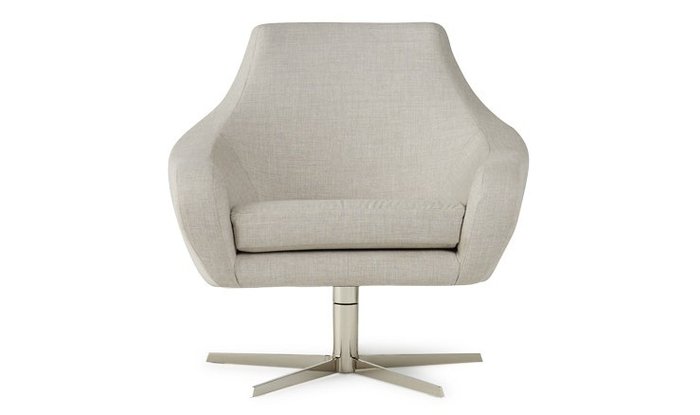 Кресло светло-серого цвета - купить Интерьерные кресла по цене 96000.0