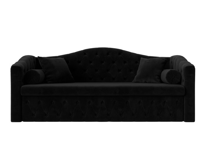 Прямой диван-кровать Мечта черного цвета - купить Прямые диваны по цене 50999.0