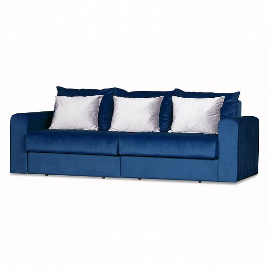 Диван-кровать Мэдисон Лувр синего цвета
