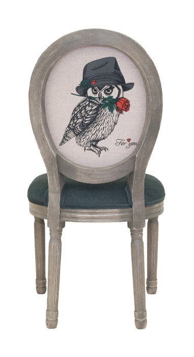 Стул Volker Owl с мягкой обивкой - лучшие Обеденные стулья в INMYROOM