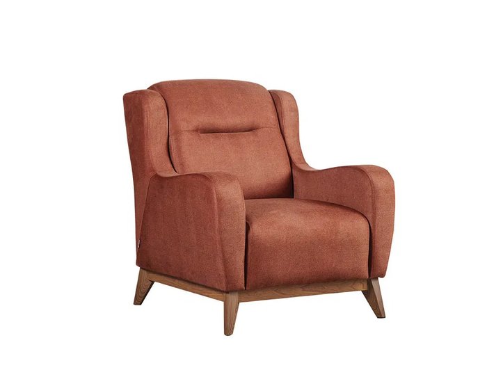 Кресло Laris Armchair коричневого цвета