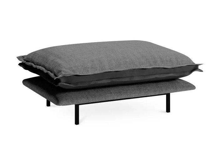 Пуф Barcelona черно-серого цвета Пуф Barcelona черно-серого цвета