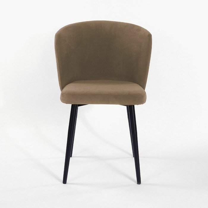 Стул Неаполь бежевого цвета с вертикальной прострочкой  - купить Обеденные стулья по цене 9990.0