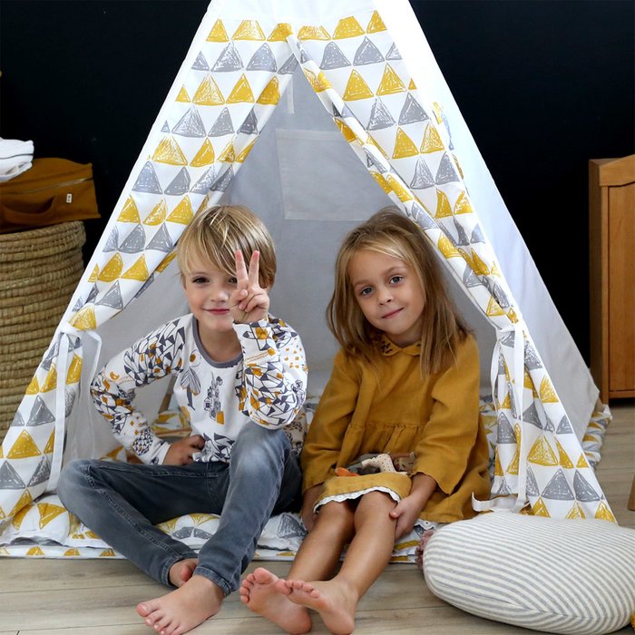 Вигвам для детей Triangles - лучшие Игровые домики в детскую в INMYROOM