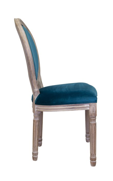 Стул Volker blue silver с каркасом из массива - купить Обеденные стулья по цене 17000.0