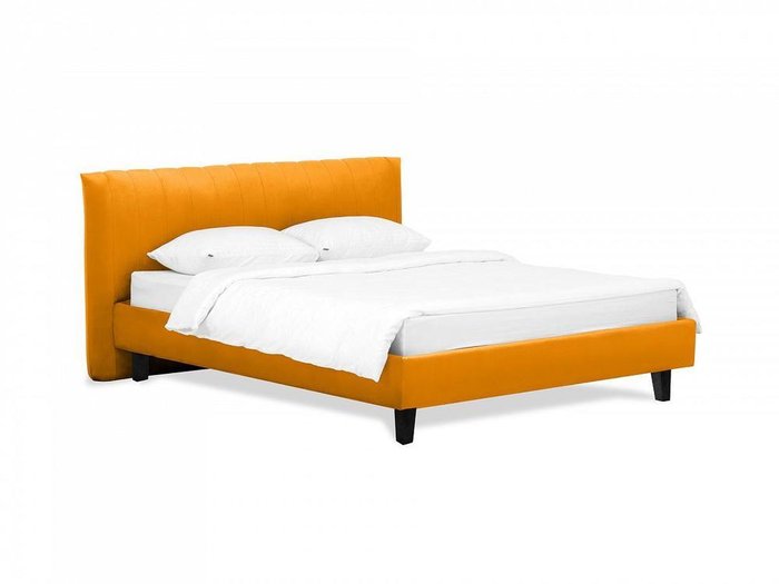 Кровать Queen Anastasia L 160х200 желтого цвета