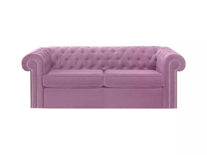 Диван-кровать Chesterfield лилового цвета
