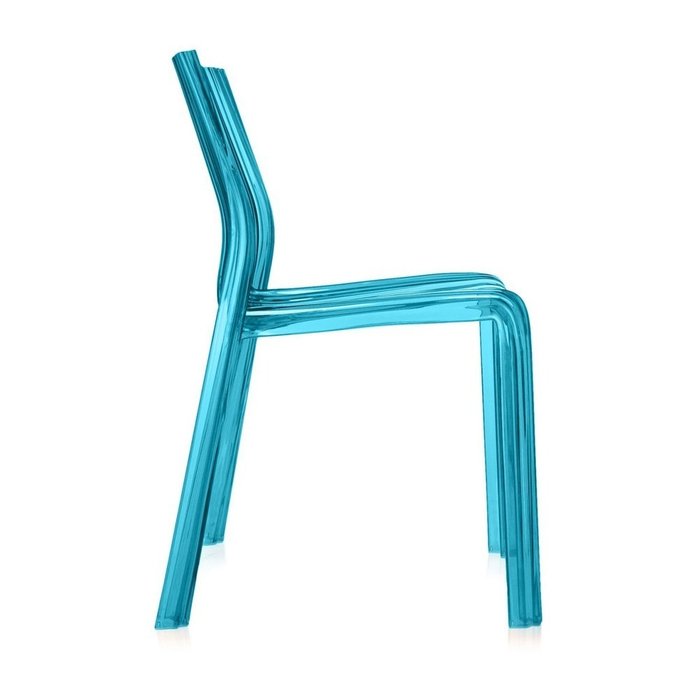 Стул Frilly голубого цвета - лучшие Обеденные стулья в INMYROOM