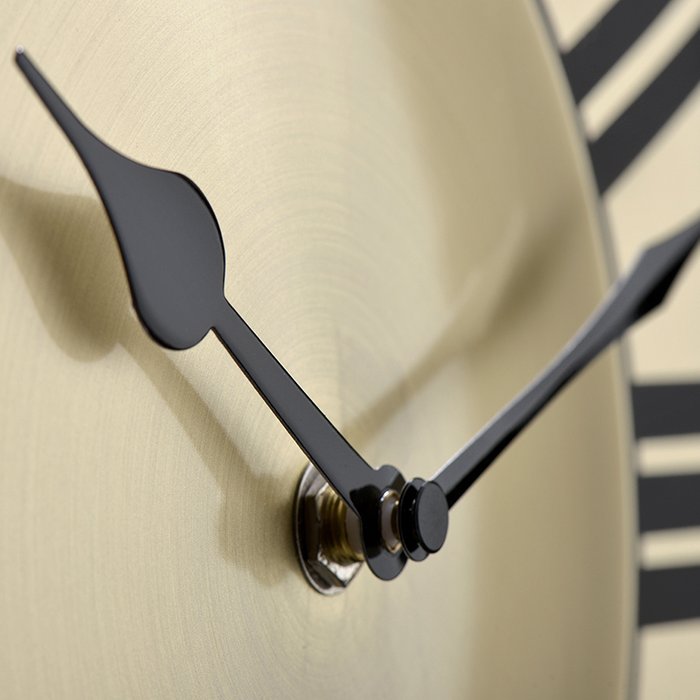 Настенные часы Bordeaux золотого цвета - лучшие Часы в INMYROOM