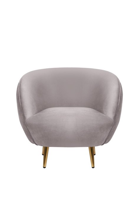 Кресло Benee серого цвета - купить Интерьерные кресла по цене 24000