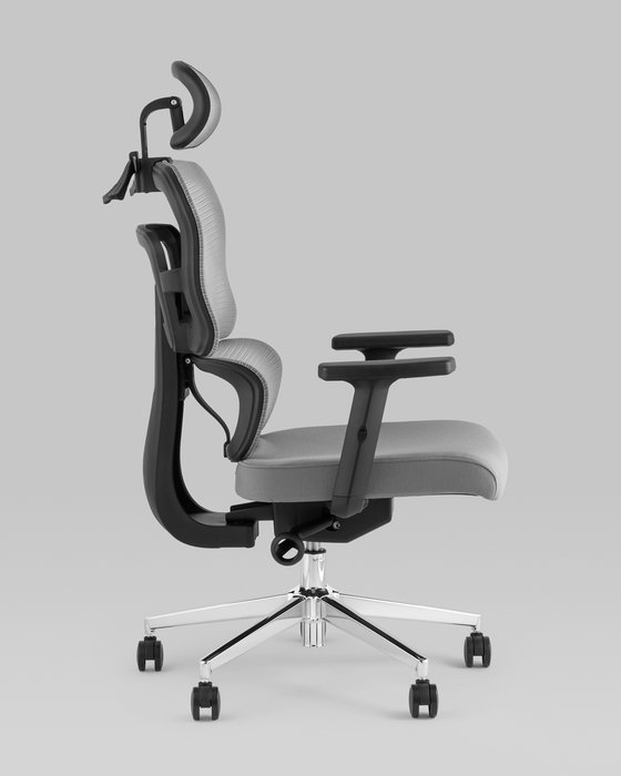 Кресло офисное Top Chairs Techno серого цвета - лучшие Офисные кресла в INMYROOM