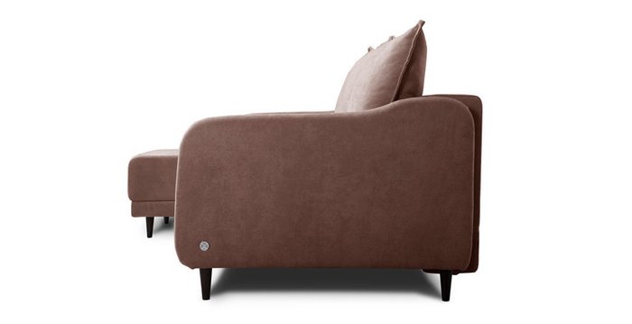 Угловой диван-кровать Бьёрг коричневого цвета - лучшие Угловые диваны в INMYROOM