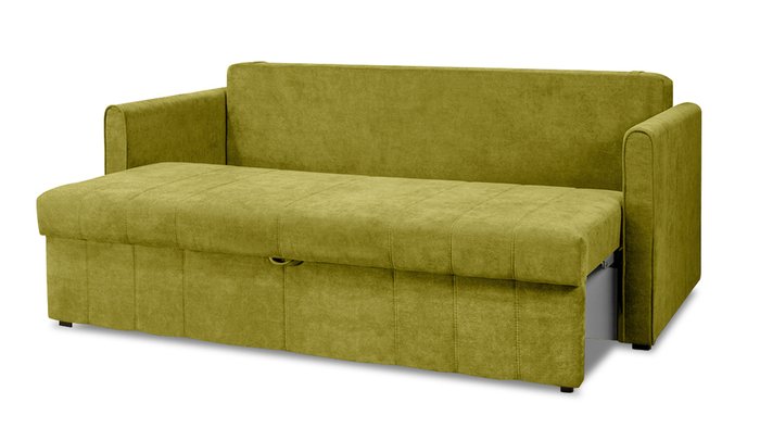Диван-кровать Хьюго горчичного цвета - лучшие Прямые диваны в INMYROOM