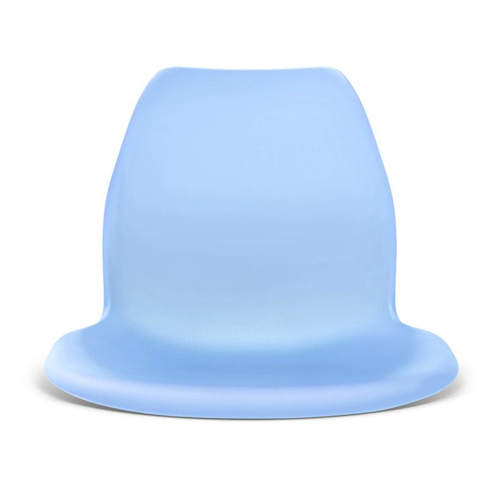 Стул обеденный Floerino голубого цвета на металических ножках - лучшие Обеденные стулья в INMYROOM