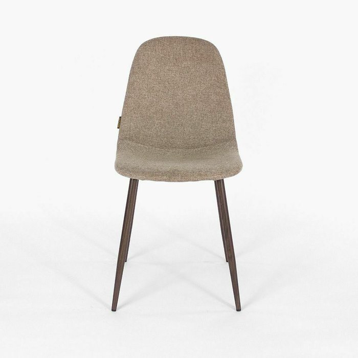 Стул Копенгаген бежево-серого цвета на темных ножках - купить Обеденные стулья по цене 5500.0