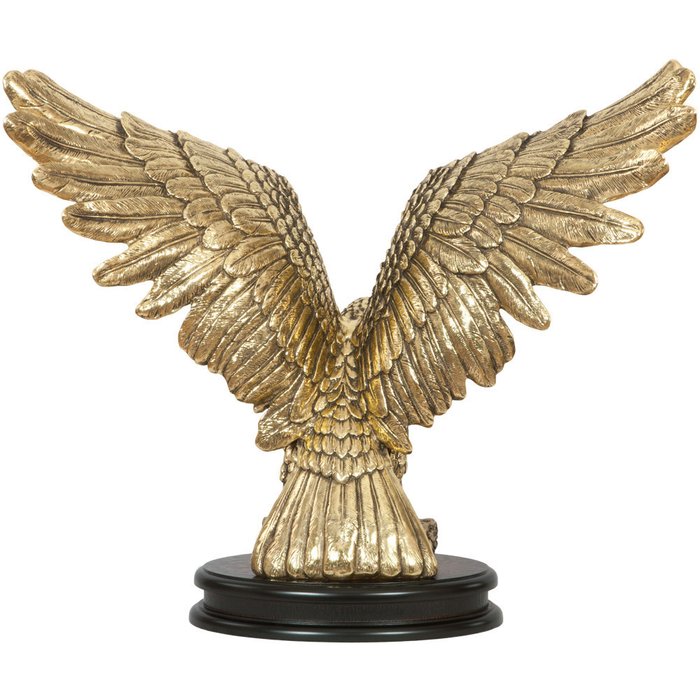 Статуэтка Орел Богачо бронзового цвета - лучшие Фигуры и статуэтки в INMYROOM