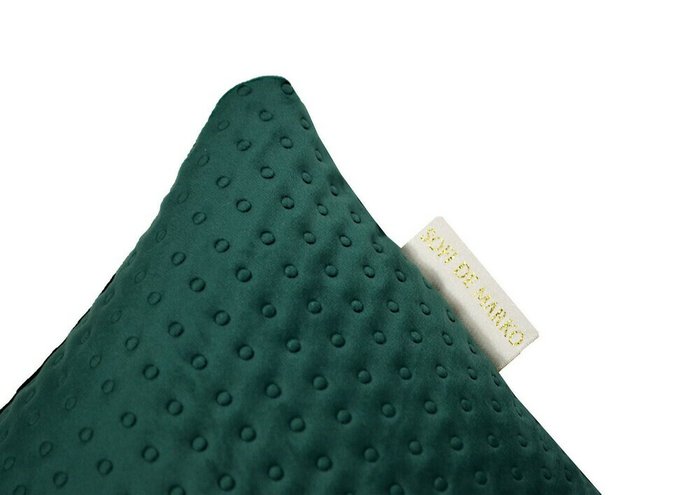Наволочка Шелби №8 45х45 изумрудного цвета - лучшие Чехлы для подушек в INMYROOM