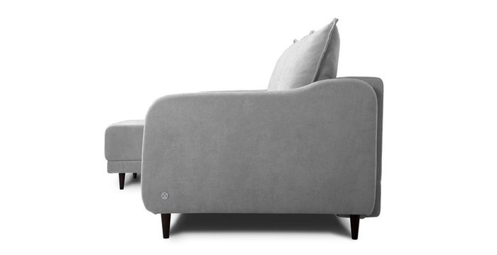 Угловой диван-кровать Бьёрг светло-серого цвета - лучшие Угловые диваны в INMYROOM