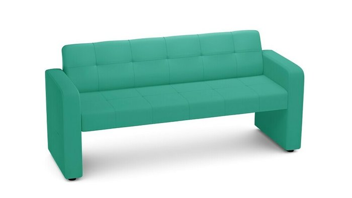 Кухонный диван Бариста 130 бирюзового цвета - купить Прямые диваны по цене 18500.0