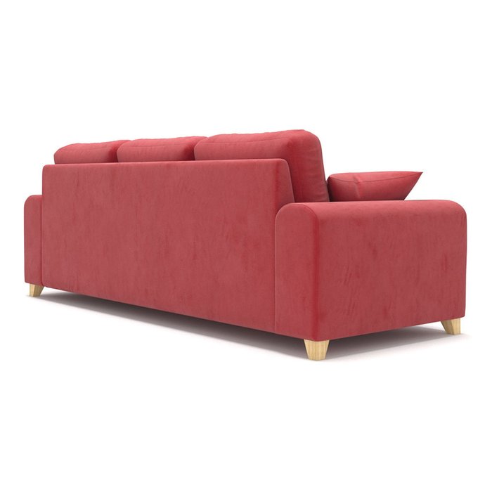 Диван-кровать Vittorio MT трехместный long красного цвета - лучшие Прямые диваны в INMYROOM