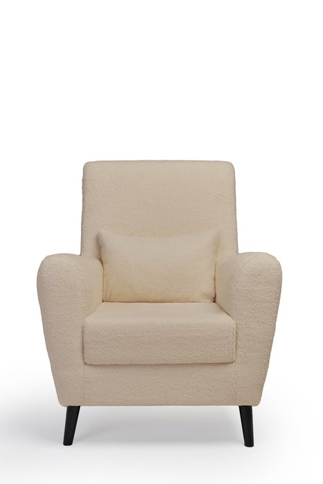 Кресло Либерти светло-бежевого цвета - купить Интерьерные кресла по цене 18920.0