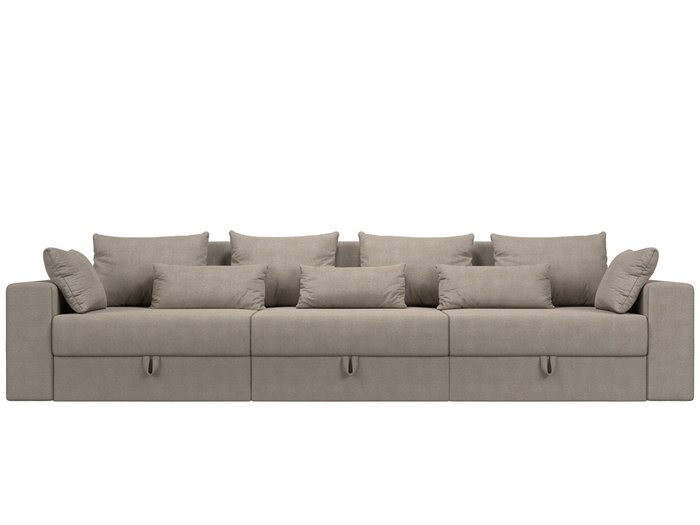 Прямой диван-кровать Мэдисон Long бежевого цвета - купить Прямые диваны по цене 48990.0