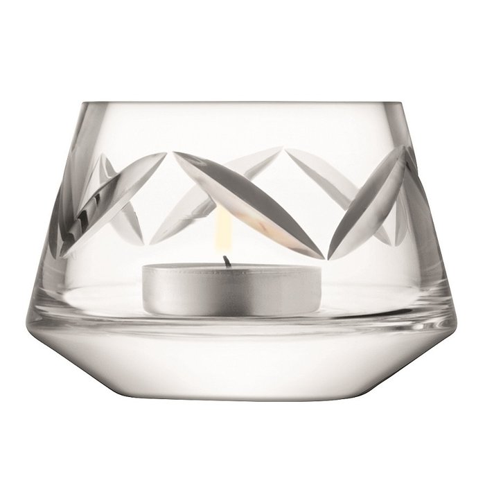 Подсвечник для чайной свечи Frieze из выдувного стекла - лучшие Свечи в INMYROOM