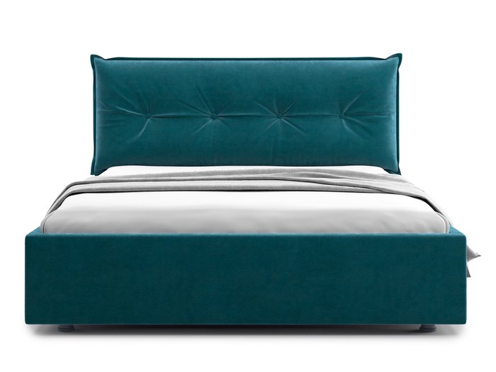 Кровать Cedrino 140х200 сине-зеленого цвета с подъемным механизмом - купить Кровати для спальни по цене 39000.0