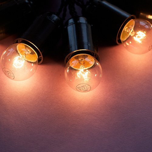 Ретро гирлянда с лампами накаливания Эдисон на 45 лампочек - купить Гирлянды по цене 6323.0