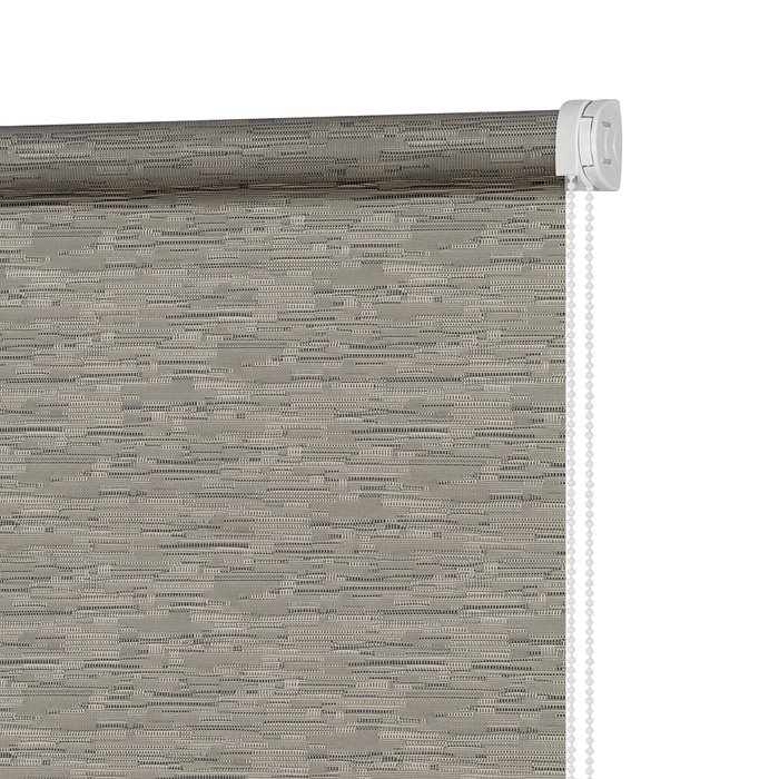 Рулонная штора Миниролл Эко темно-серого цвета 50x160