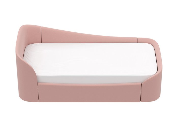 Диван-кровать Kidi Soft с низким изножьем 90х200 розового цвета - купить Одноярусные кроватки по цене 66900.0
