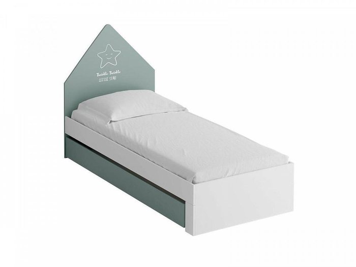 Кровать Campi light цвета мусон 90х200 - купить Одноярусные кроватки по цене 17300.0
