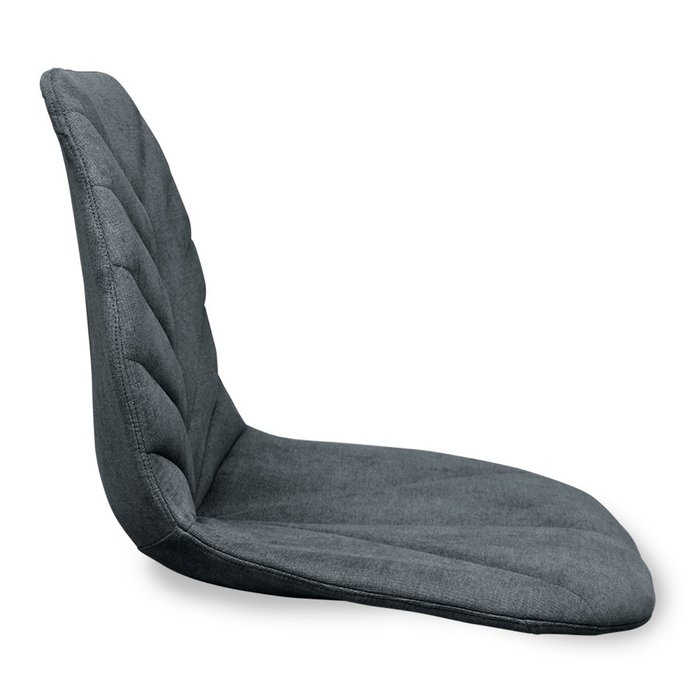 Стул полубарный  Megrez серого цвета на металлических ножках - лучшие Барные стулья в INMYROOM