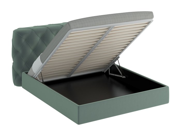 Кровать Ember серо-зеленого цвета 180х200 - купить Кровати для спальни по цене 55890.0