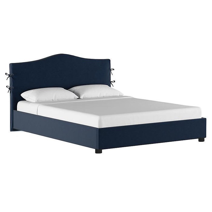 Кровать Eloise темно-синего цвета 180х200  - купить Кровати для спальни по цене 75000.0