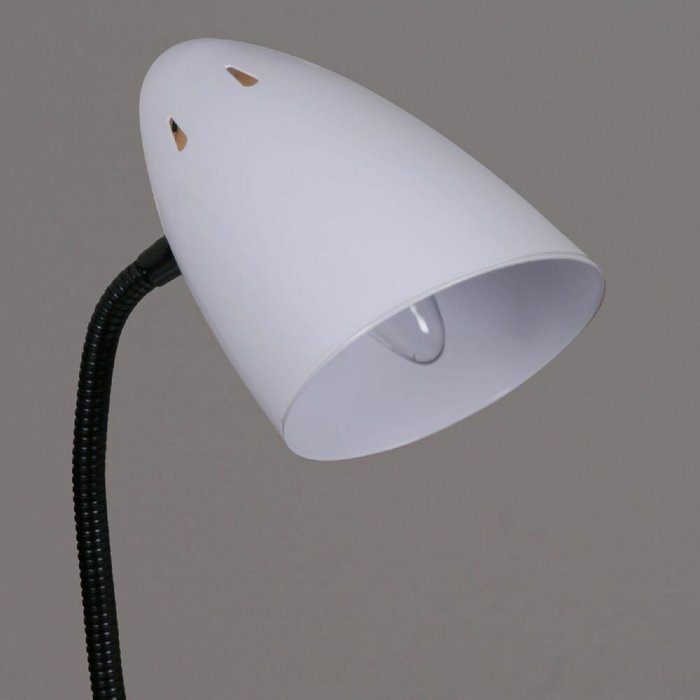 Настольная лампа 00966-0.7-01 WT (металл, цвет белый) - купить Рабочие лампы по цене 1240.0