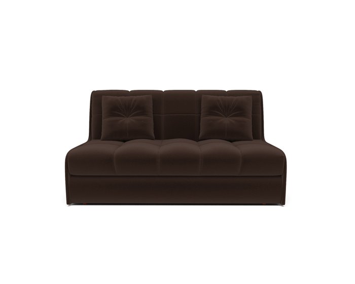 Диван-кровать Барон 2 коричневого цвета - купить Прямые диваны по цене 31590.0