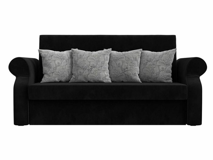 Диван-кровать Софт черного цвета - купить Прямые диваны по цене 41990.0