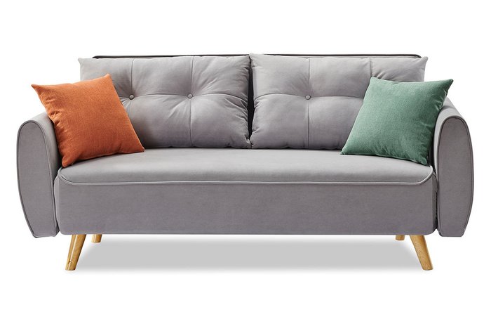 Диван-кровать Beatrix серого цвета - купить Прямые диваны по цене 74801.0