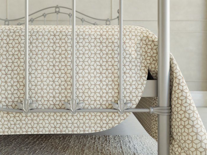 Кровать Карина 160х200 серебряного цвета - лучшие Кровати для спальни в INMYROOM