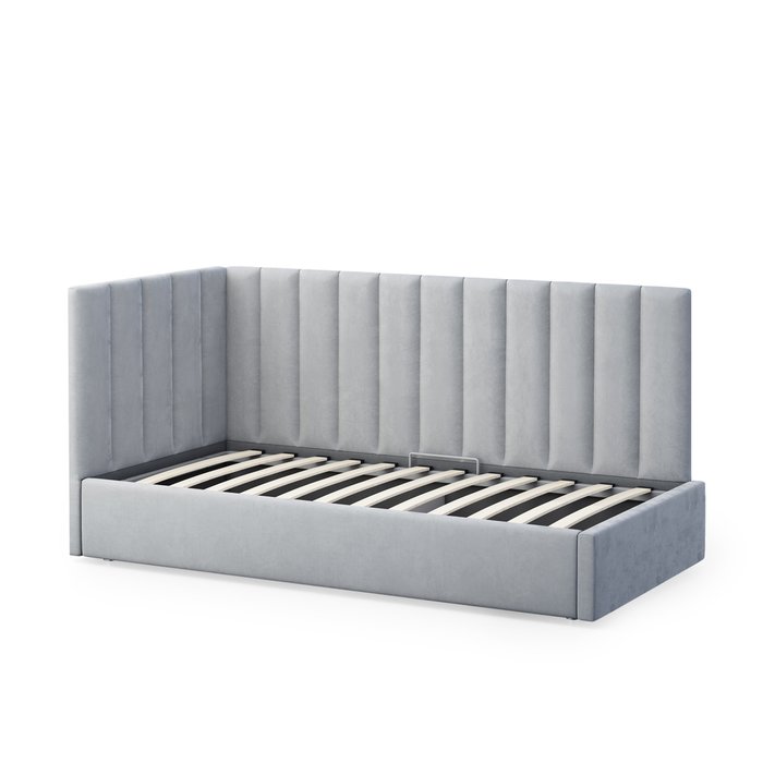 Кровать Меркурий-3 80х200 серого цвета с подъемным механизмом - лучшие Кровати для спальни в INMYROOM